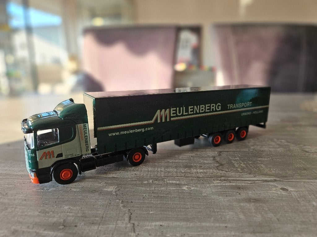 SCANIA 124 L 530, Ophalen of Verzenden, Zo goed als nieuw, Bus of Vrachtwagen, Lion Toys