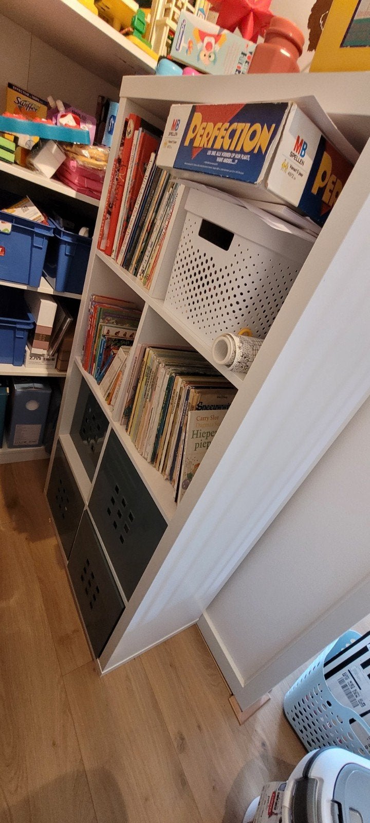 Ikea Kallax mat witte kast 77x147cm, Ophalen, Gebruikt, 50 tot 100 cm, Minder dan 100 cm