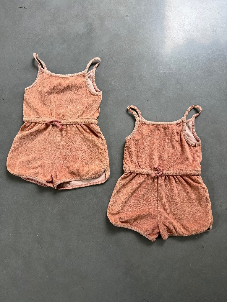 jumpsuit in badstof x 2, Kinderen en Baby's, Kinderkleding | Maat 110, Meisje, Ophalen of Verzenden, Zara, Overige typen