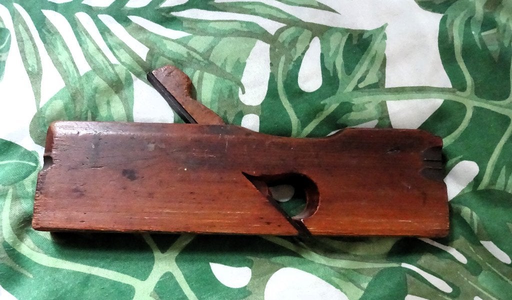 Antieke blokschaaf - houten schaaf profiel schaaf, Verzenden