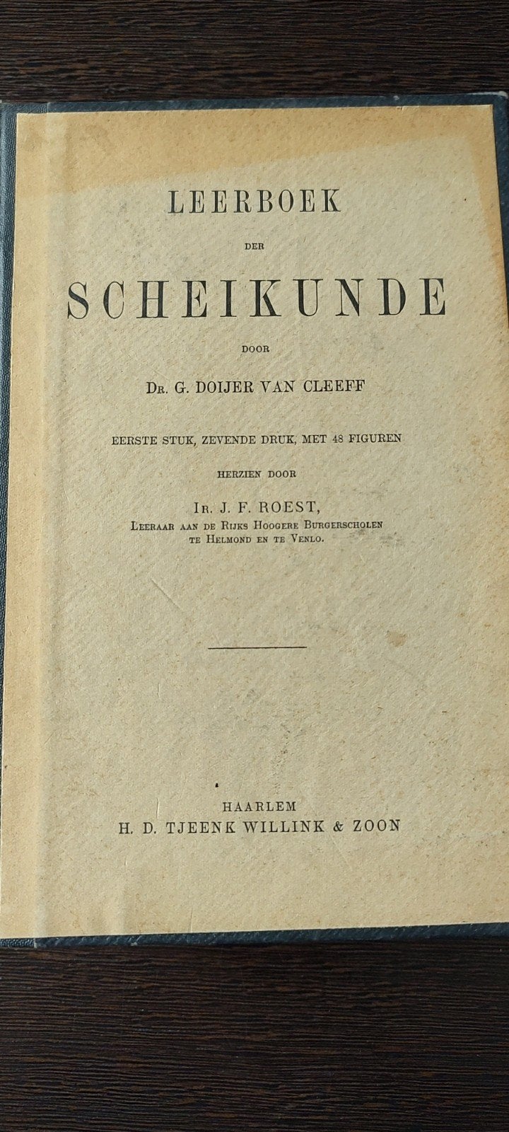 Oude schoolboeken: Scheikunde, Meetkunde, Planimetrie,, Gelezen, Ophalen of Verzenden, Beta, Dr. G. Doijer van Cleeff, Ir. J.F. Roest, W.H. Wisselink