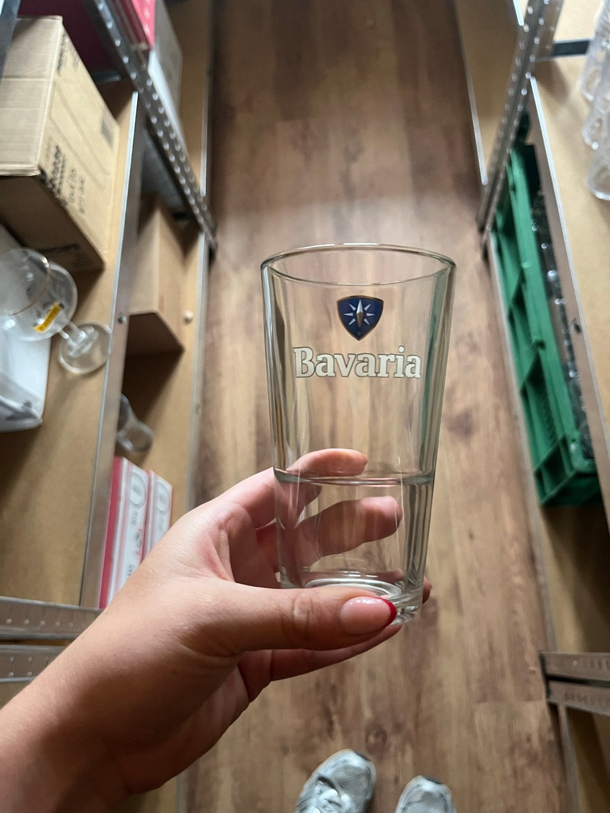 Bavaria glazen - 6 stuks in doos, Verzamelen, Ophalen, Nieuw, Bierglas