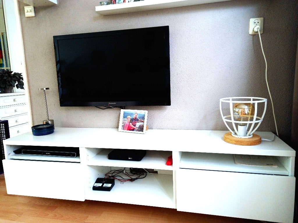 zwevend tv meubel, Ophalen, Gebruikt, 150 tot 200 cm, Minder dan 100 cm