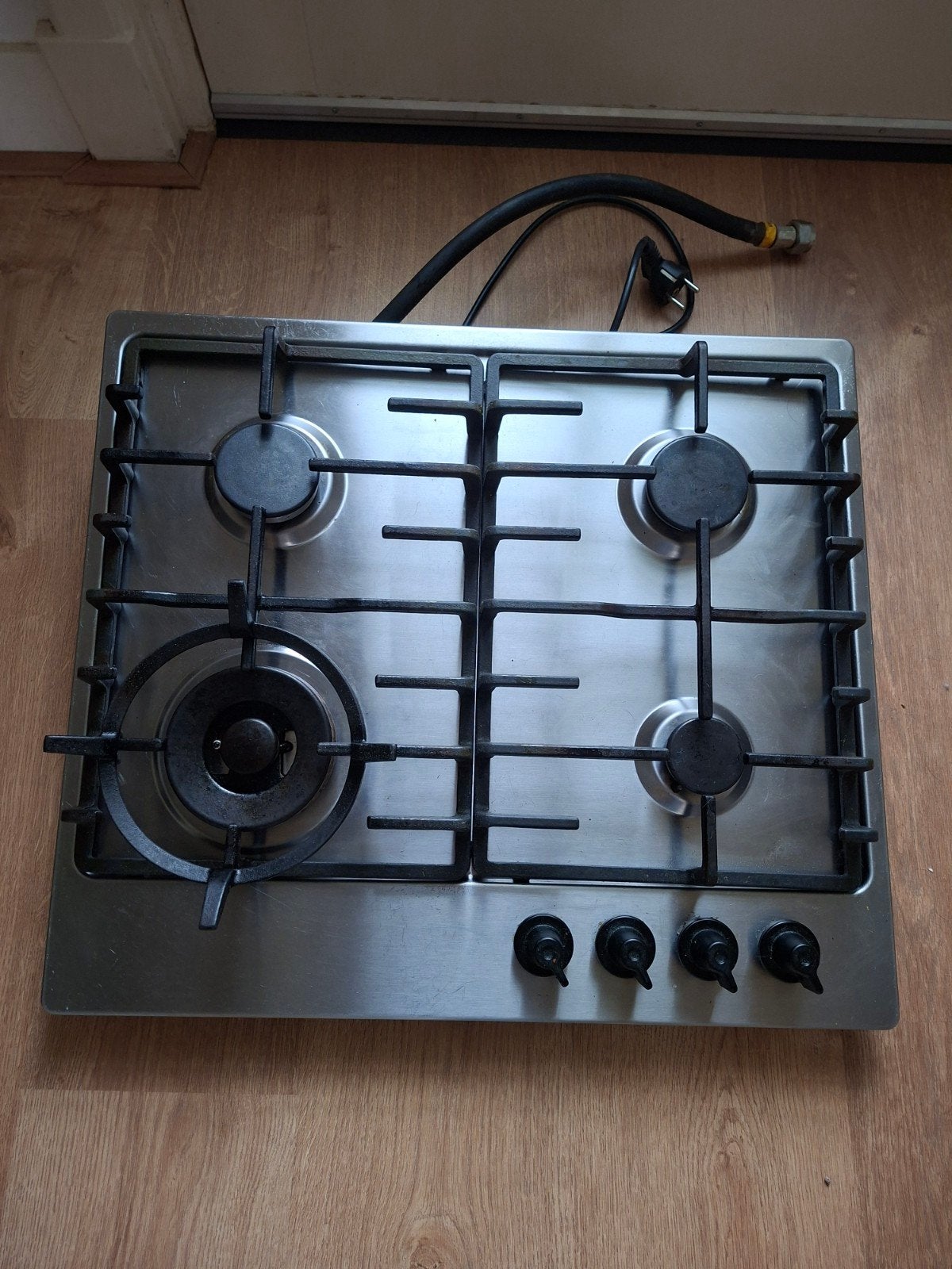 Ikea Inbouw Gas Kookplaat 50x58 cm, Ophalen, Gebruikt, 4 kookzones, Inbouw