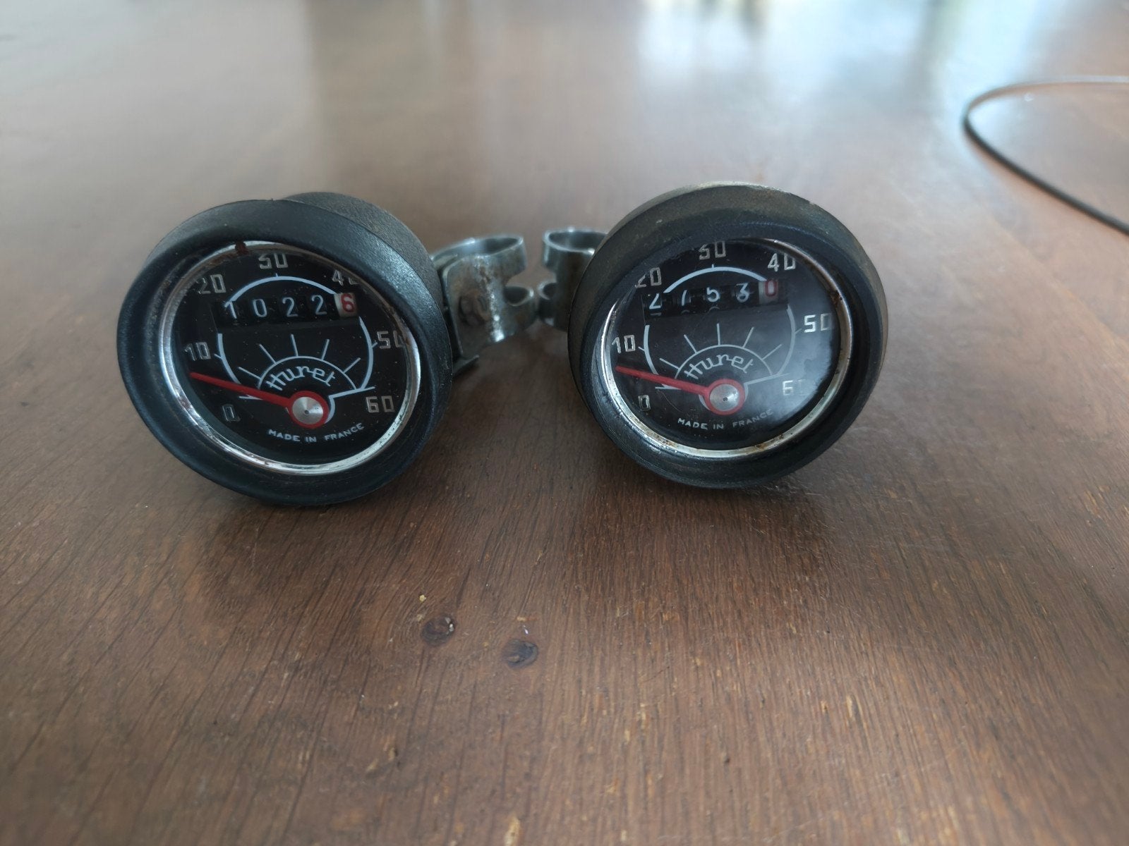 Nette Huret kilometerteller voor oldtimer brommers, Ophalen of Verzenden, Gebruikt, Overige typen