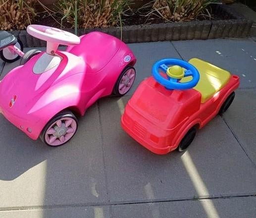 2x loopauto/van Puck en onbekend, Kinderen en Baby's, Speelgoed | Buiten | Voertuigen en Loopfietsen, Ophalen, Gebruikt