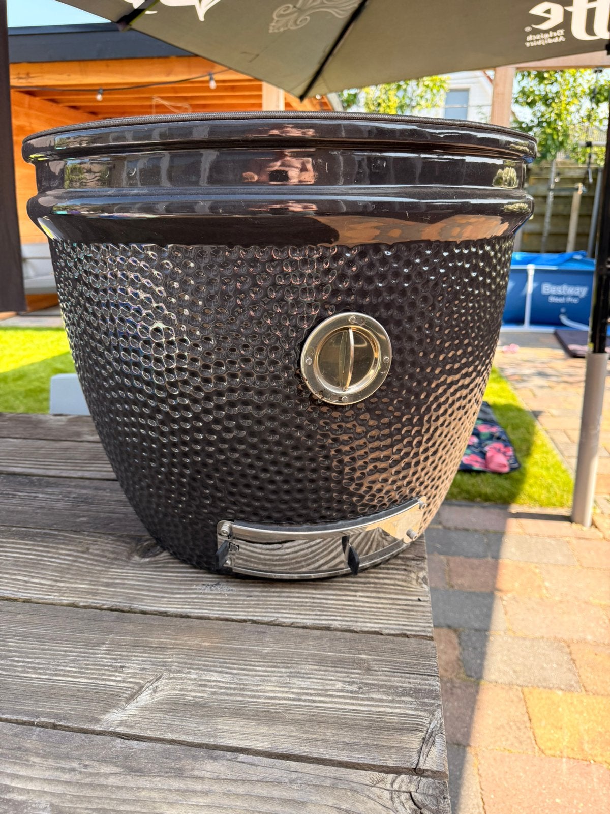 Grizzly Grill elite large base, Ophalen, Gebruikt