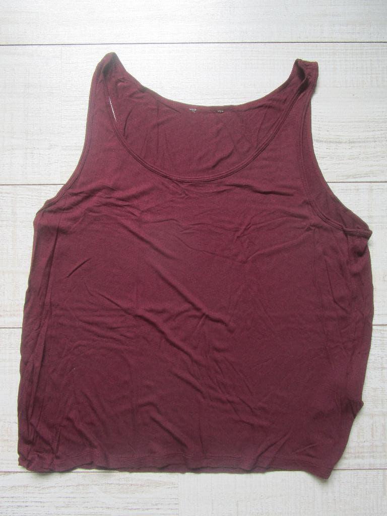 Hemdje/top, MONKL mt 40/42  donkerrood, Maat 38/40 (M), Verzenden, Nieuw, Zonder mouw