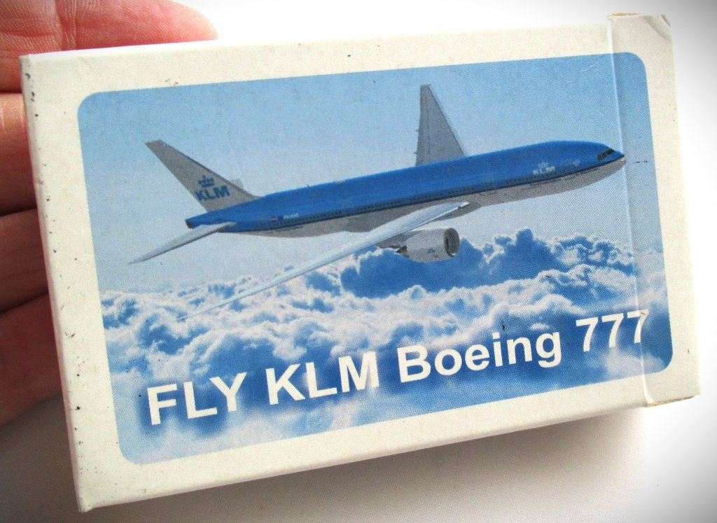 KLM Kaartspel in bewaardoos ~Compleet~Fly KLM 777, Ophalen of Verzenden, Zo goed als nieuw, Overige typen