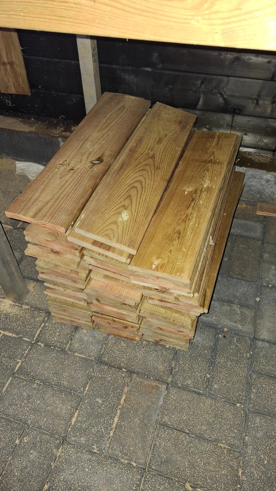 Dik 80 Geïmpregneerde Plankjes, Minder dan 25 mm, Grenen, Nieuw, Plank