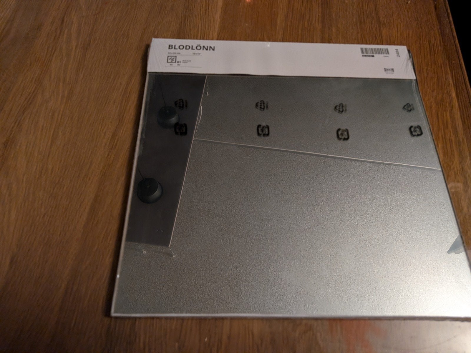 Nieuw in verpakking: 4 vierkante spiegels Blodlönn, Huis en Inrichting, Woonaccessoires | Spiegels, Ophalen, Minder dan 50 cm
