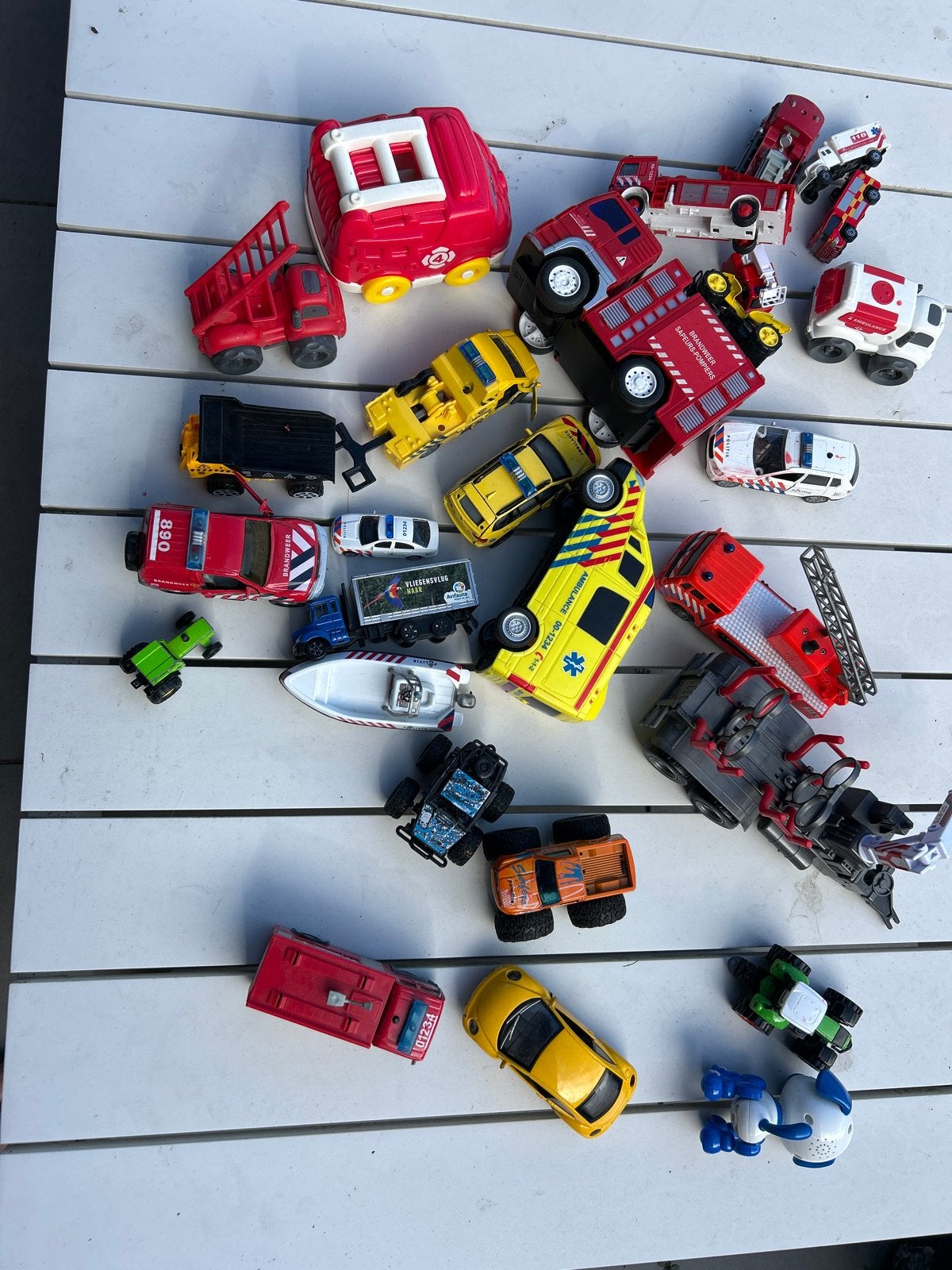 Grote collectie speelgoedauto's en voertuigen, Ophalen of Verzenden, Gebruikt