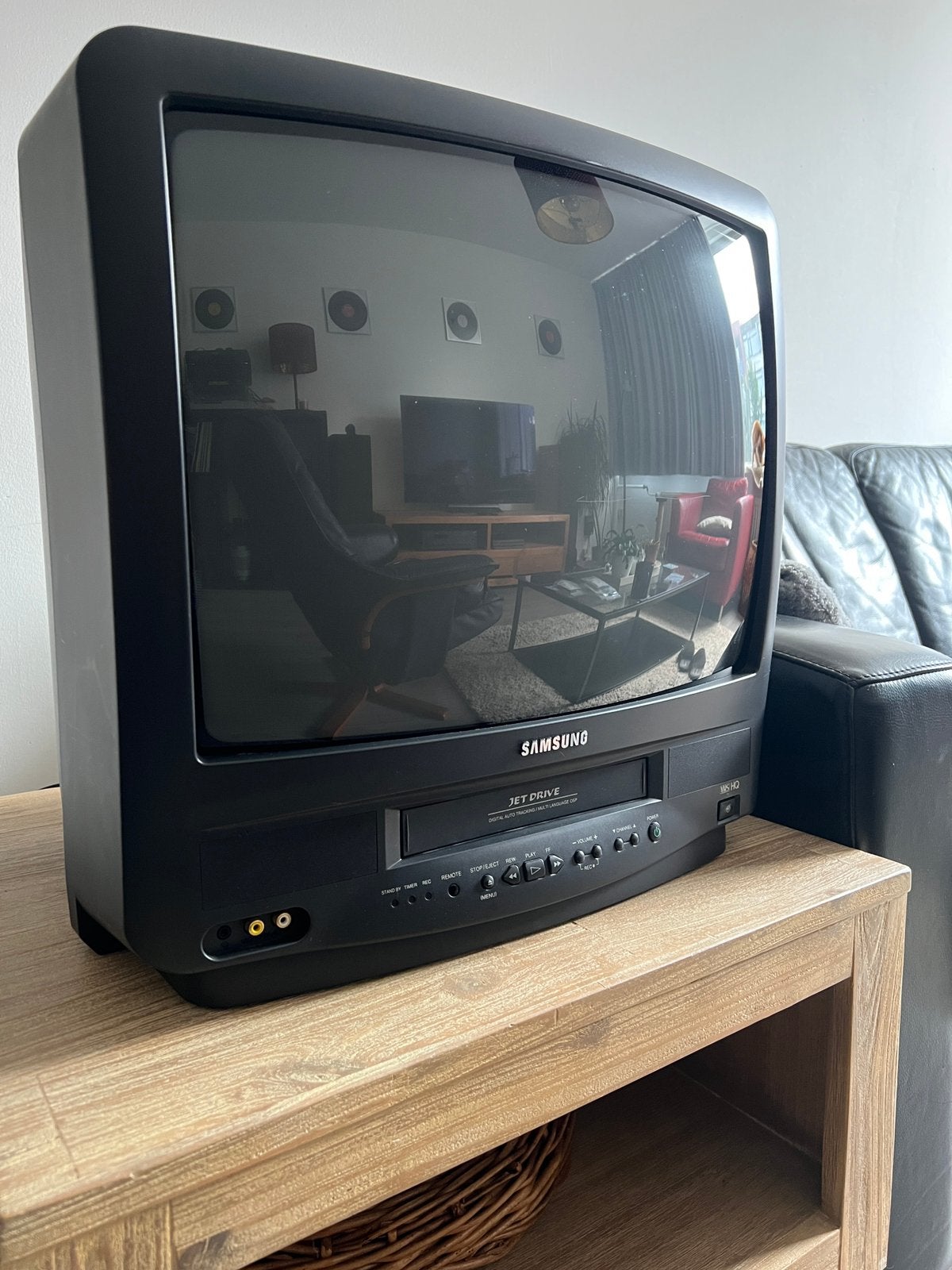 Samsung 20 inch CRT met ingebouwde VHS speler, Ophalen, Gebruikt, Samsung