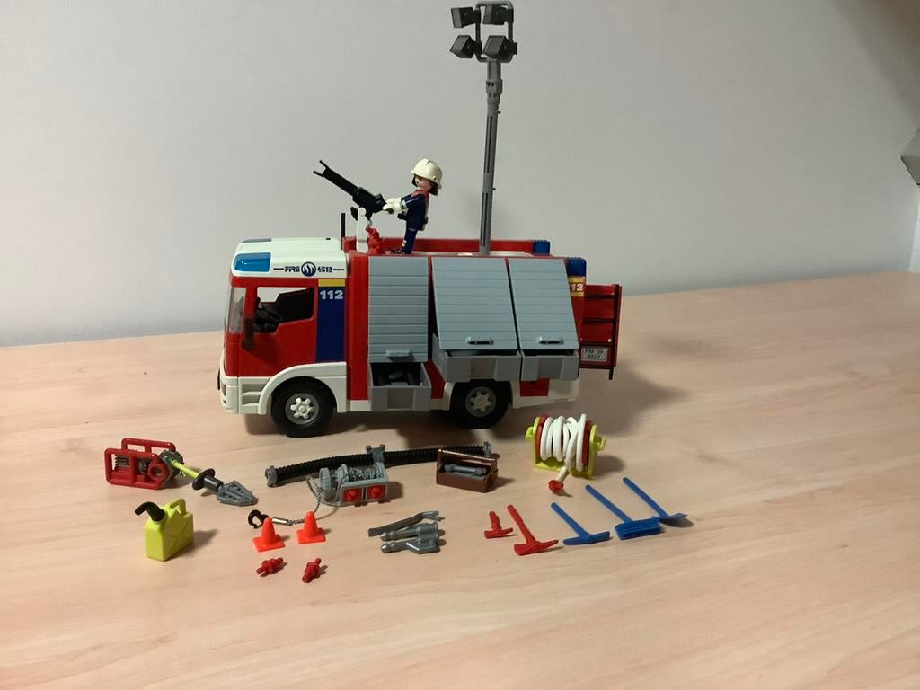 Playmobil brandweerwagen 4821, Ophalen of Verzenden, Zo goed als nieuw