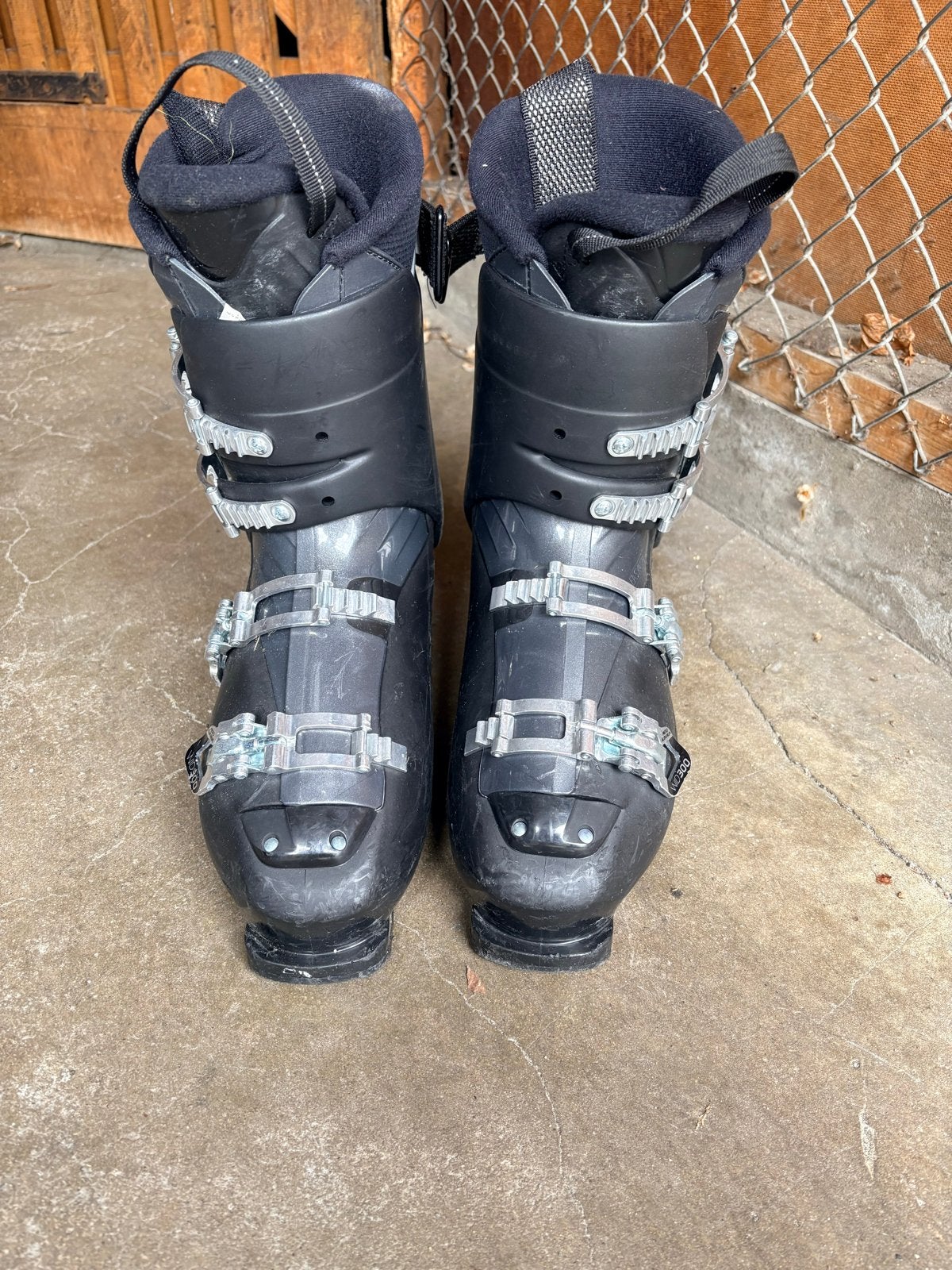 Zwarte wedze ski-schoenen (maat 45), Sport en Fitness, 160 tot 180 cm, Gebruikt, Schoenen, Skiën