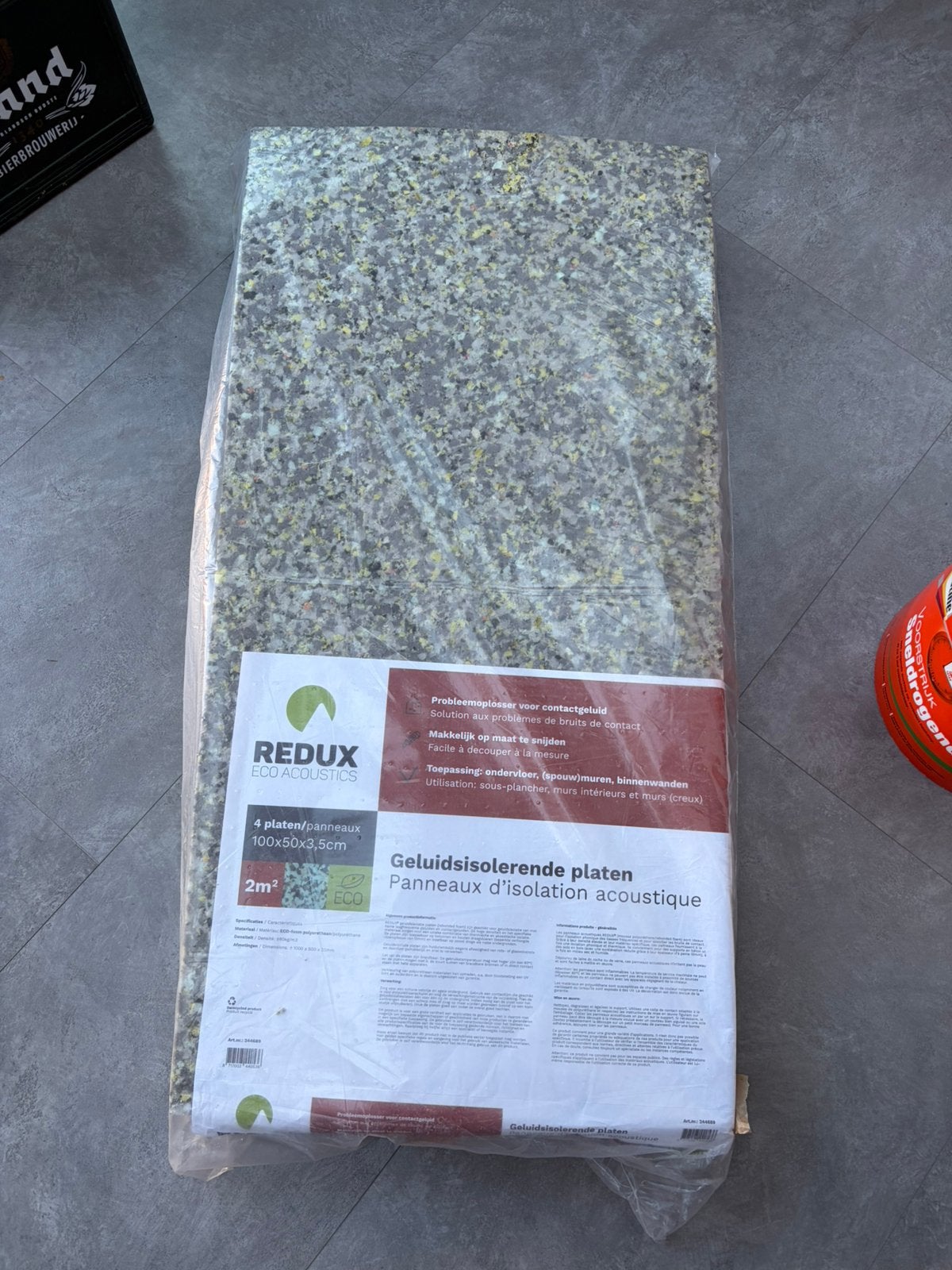 Geluidsisolerende platen 2x, Ophalen, Zo goed als nieuw