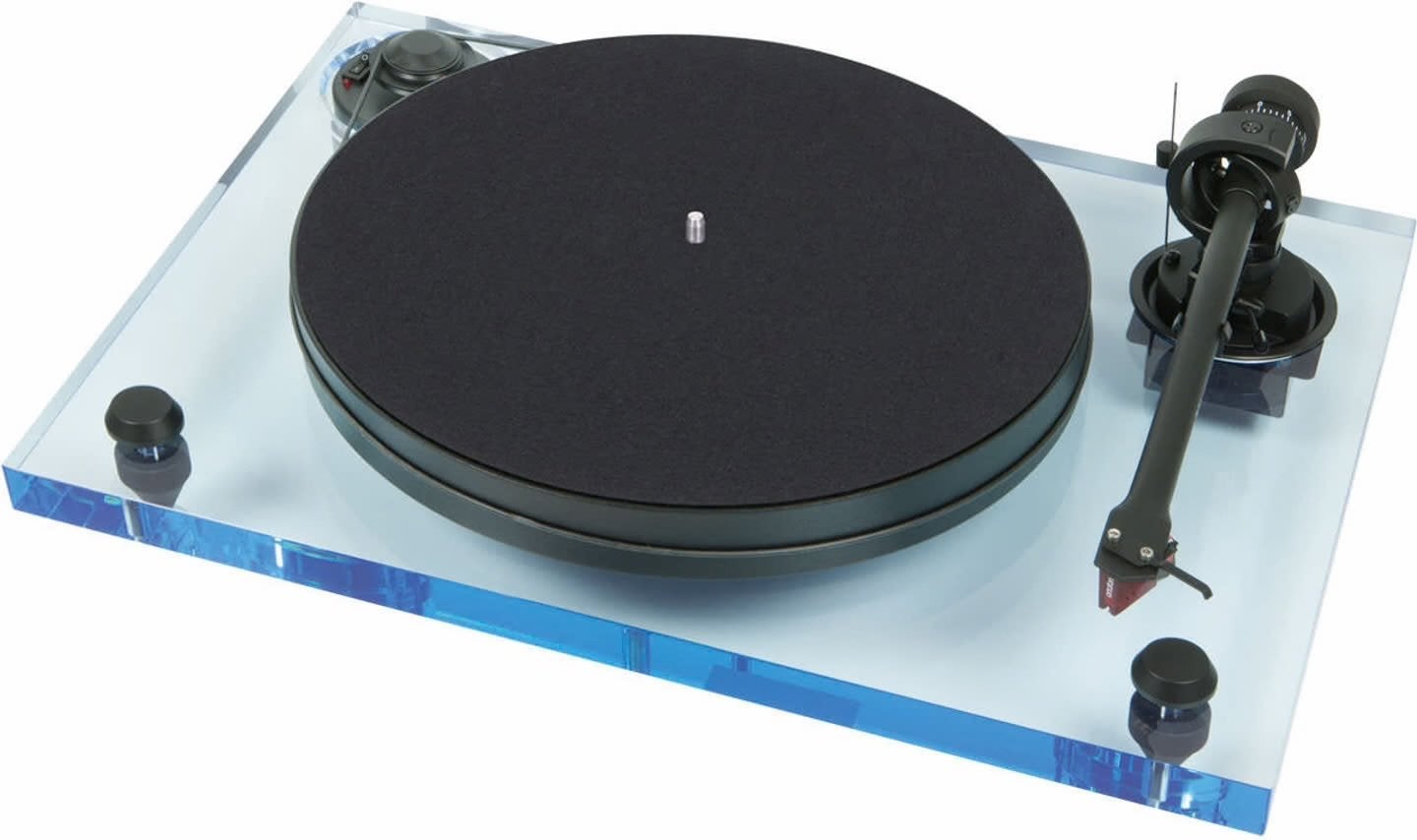 Pro-Ject 2Xperience Primary Acryl blauwe platenspeler, Ophalen of Verzenden, Zo goed als nieuw, Platenspeler, Overige merken