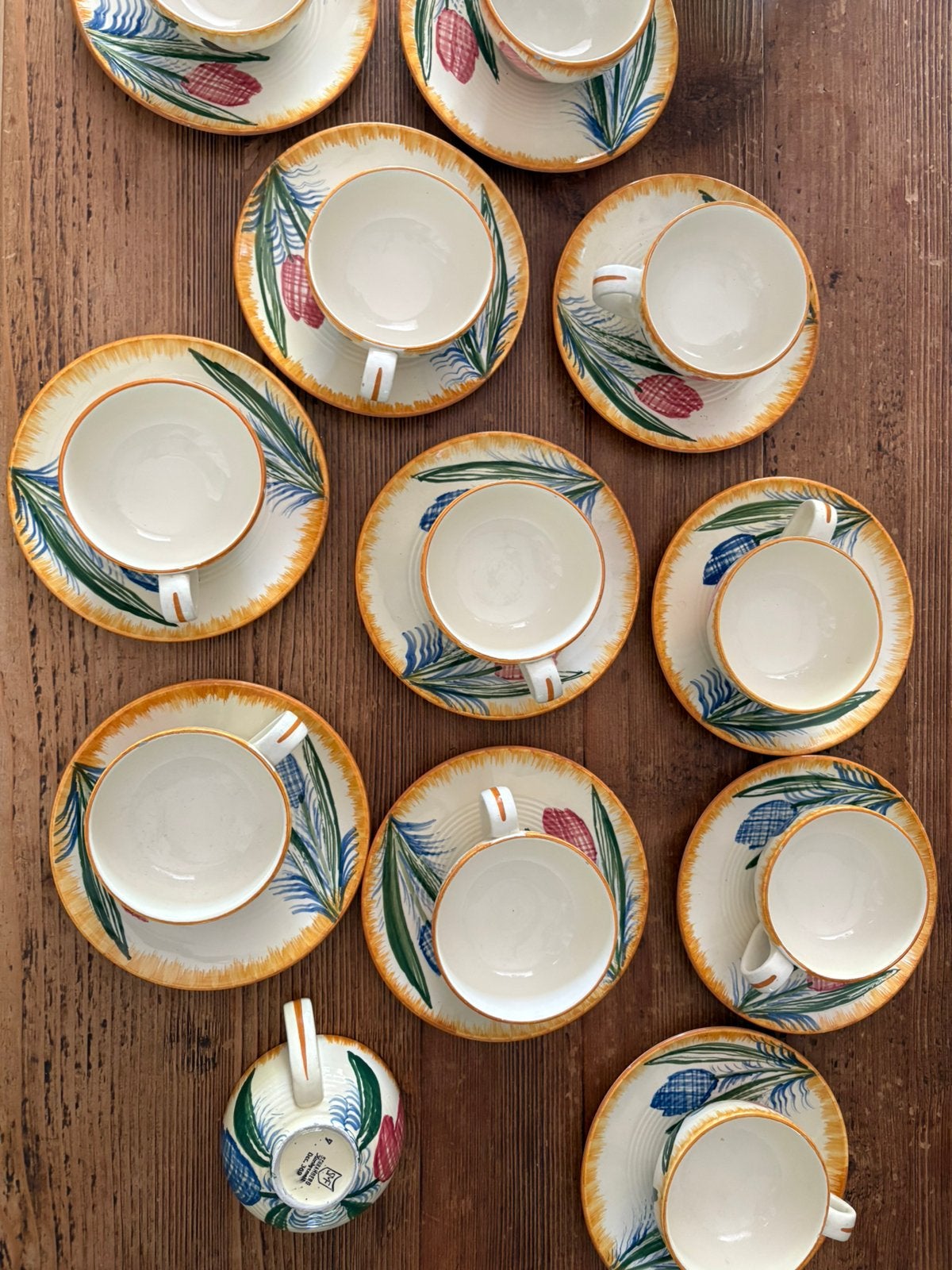 Antiek thee servies, Ophalen