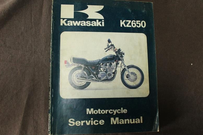 Kawasaki KZ650 1981 motorcycle service manual CSR650, Ophalen of Verzenden, Kawasaki