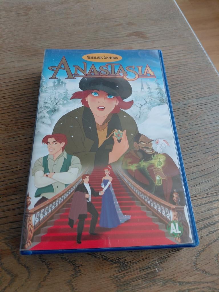 Anastasia videoband., Cd's en Dvd's, VHS | Kinderen en Jeugd, Gebruikt, Tekenfilms en Animatie, Alle leeftijden, Ophalen of Verzenden