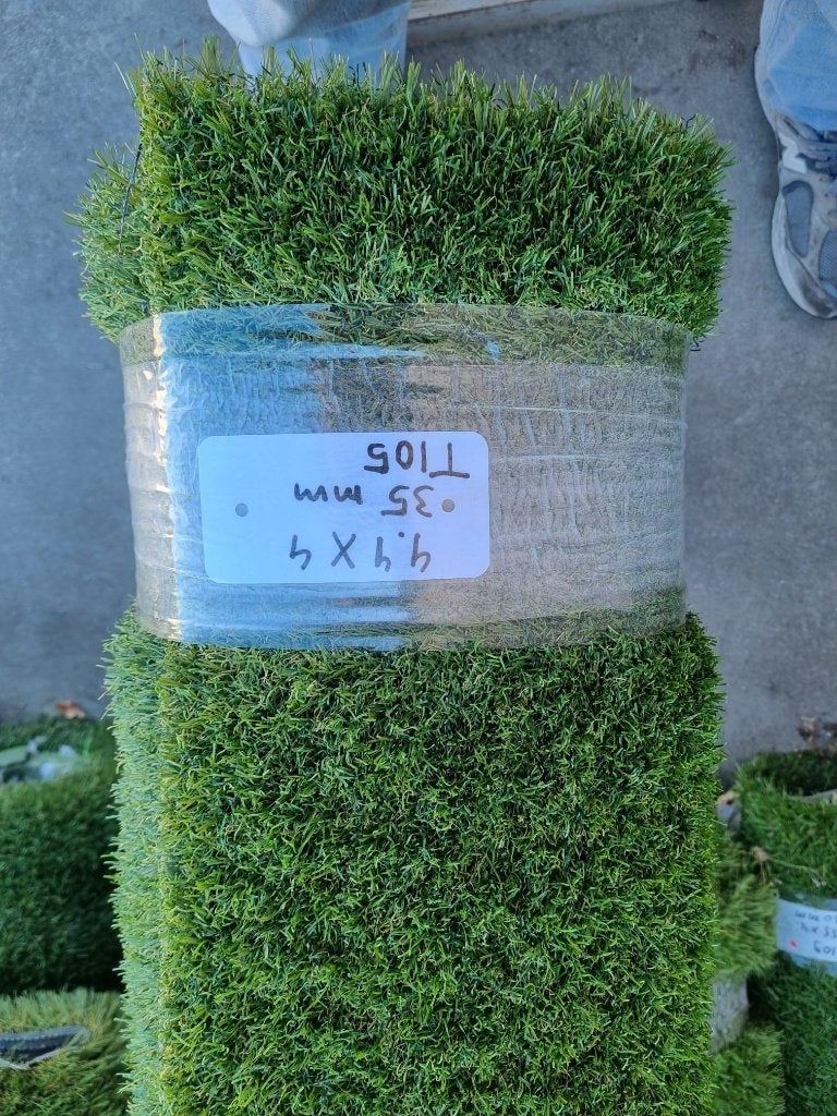 Kunstgras coupon 4.4 x 4 meter T105 35 mm, Ophalen, Nieuw, 20 m² of meer, Kunstgras