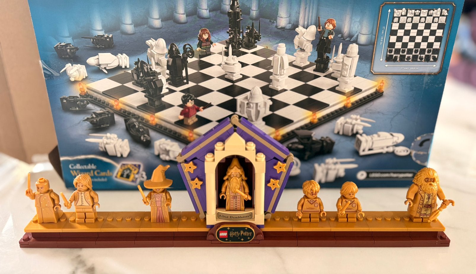 LEGO Harry Potter Zweinstein Schaakset 76392 met 9 minifigur, Lego, Gebruikt, Geen, Geen