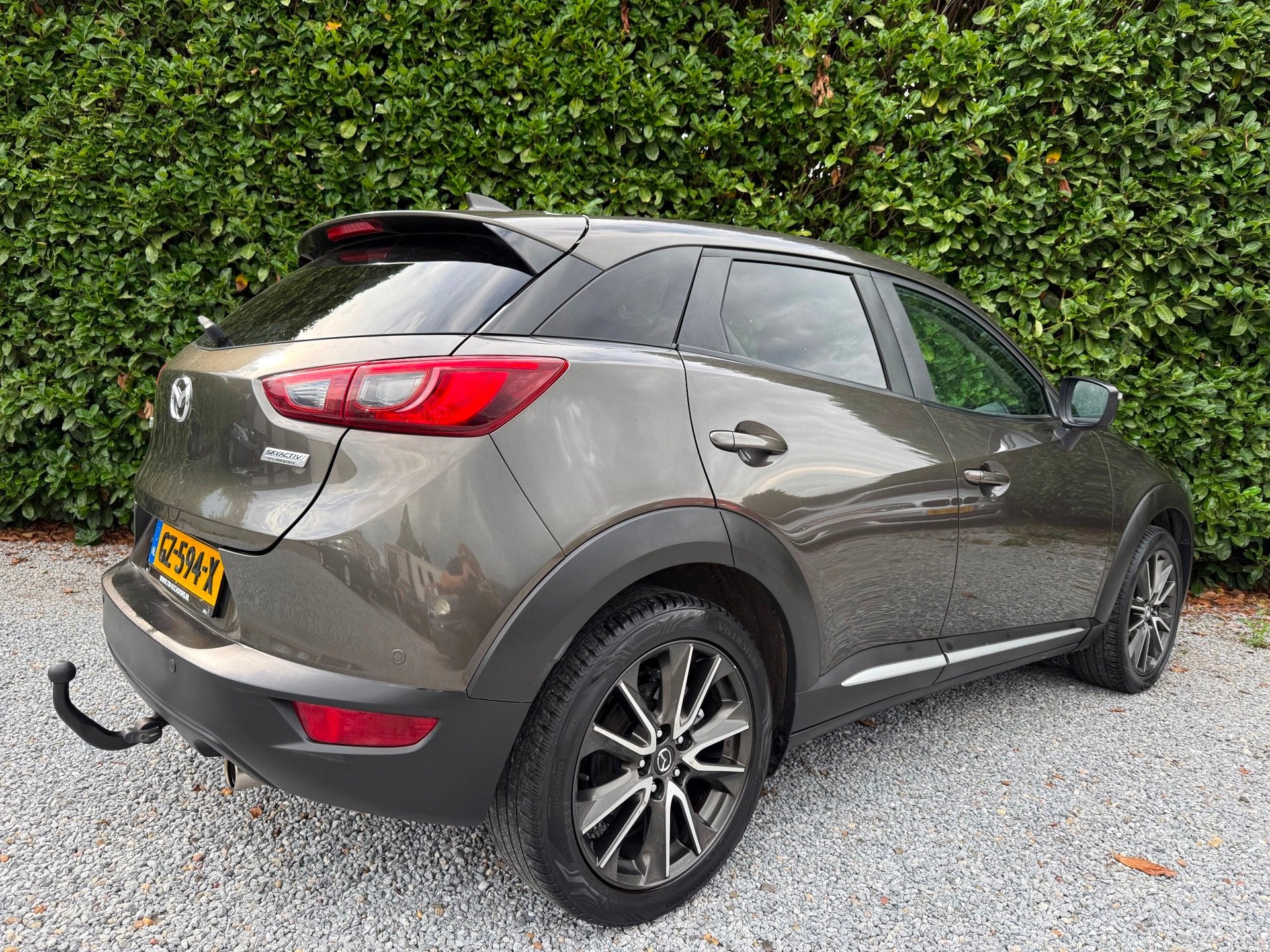 Mazda CX-3 2.0 SkyActiv-G 120 GT-M |NAVI|LEER|TREKH|STOELVER, Auto's, Mazda, Voorwielaandrijving, 1998 cc, Gebruikt, Bruin