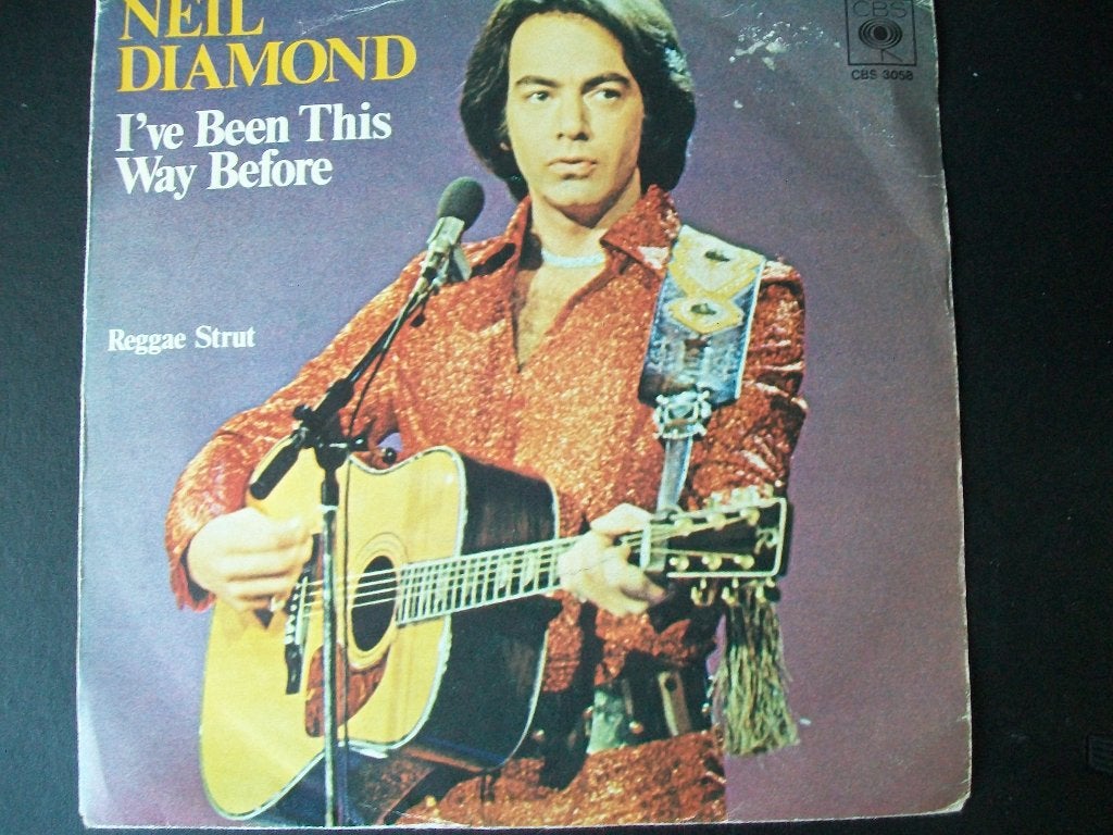 Neil Diamond met I've Been This Way Before in goede staat, 7 inch, Zo goed als nieuw, Pop, Beschermende buitenhoes