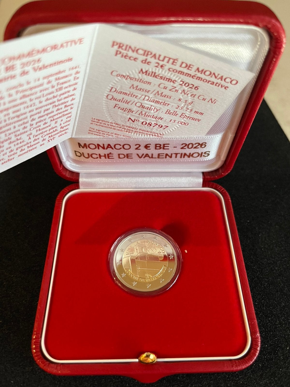 Tka 2 euromunt Monaco 2026, Verzenden, Monaco, 2 euro, Losse munt
