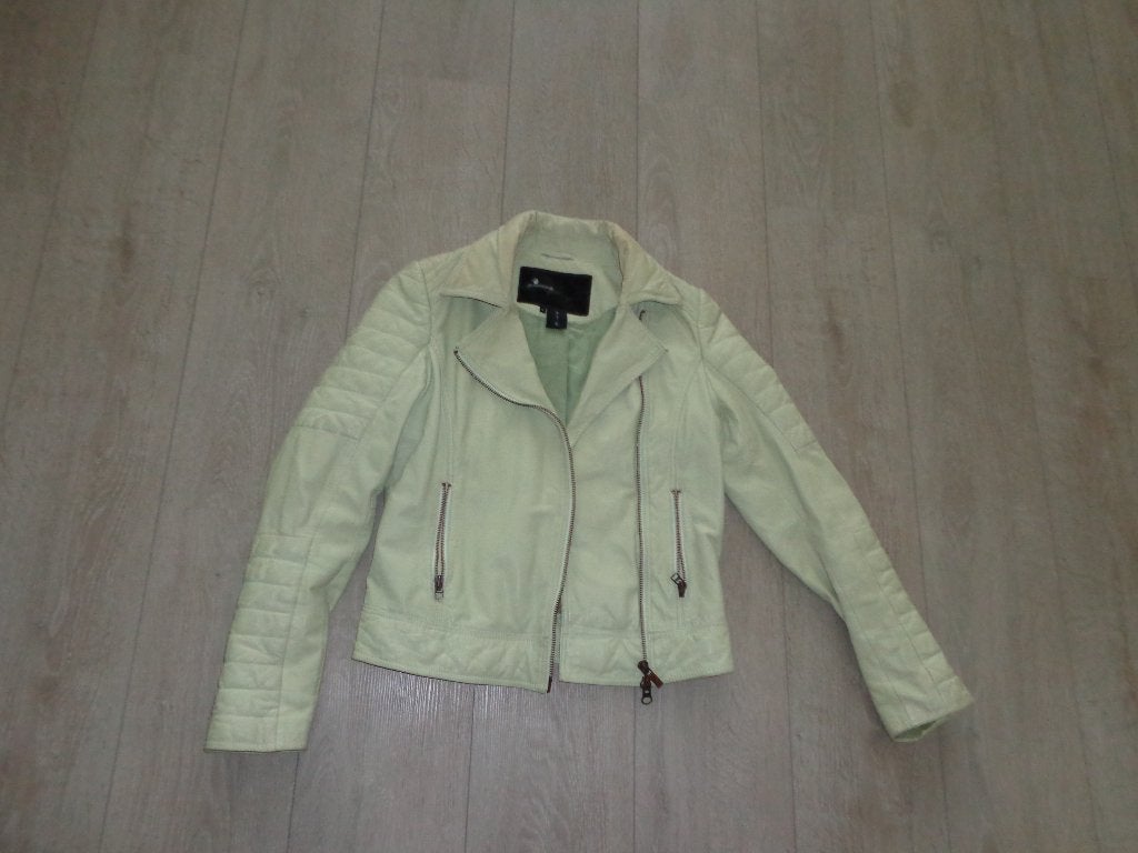 leren damesjas van GOOSECRAFT, maat S, Ophalen of Verzenden, Gedragen, Maat 36 (S), Overige kleuren