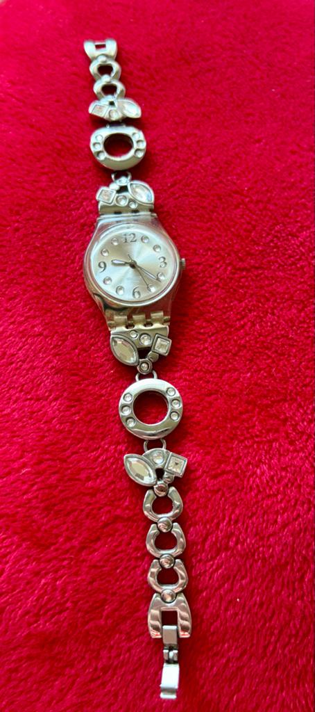 Swatch Originals Lady Menthol Tone Horloge LK292G, Ophalen of Verzenden, Polshorloge, Overige merken