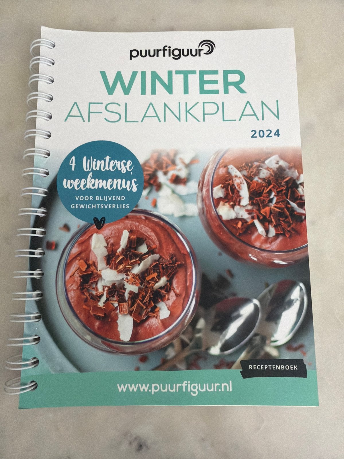 Puurfiguur Winter Afslankplan 2024 - Receptenboek, Boeken, Gezondheid, Dieet en Voeding, Ophalen of Verzenden, Nieuw, Dieet en Voeding