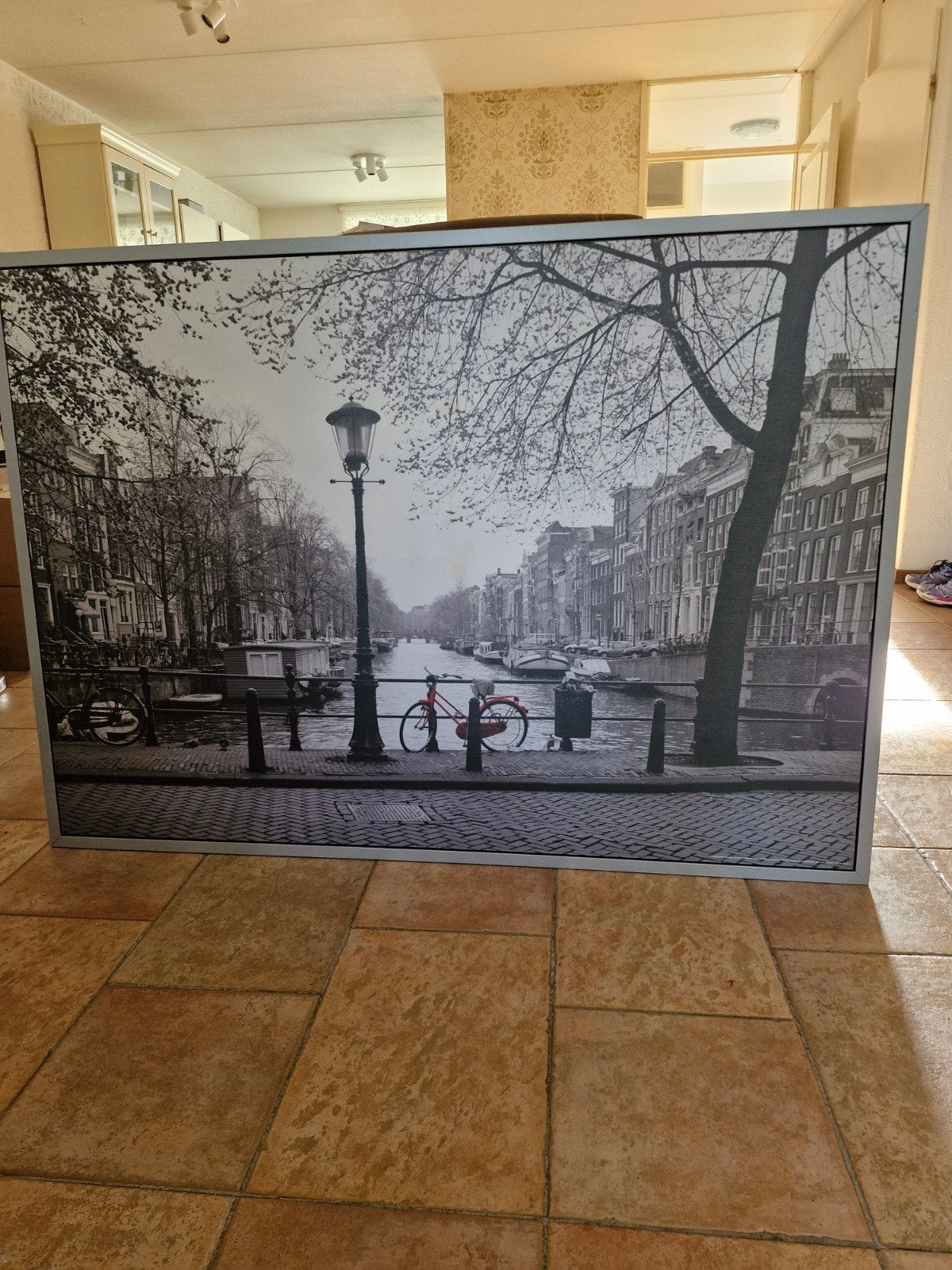 Ikea poster 140 x 100 Cm - met lijst, Ophalen, Zo goed als nieuw, A1 t/m A3, Met lijst
