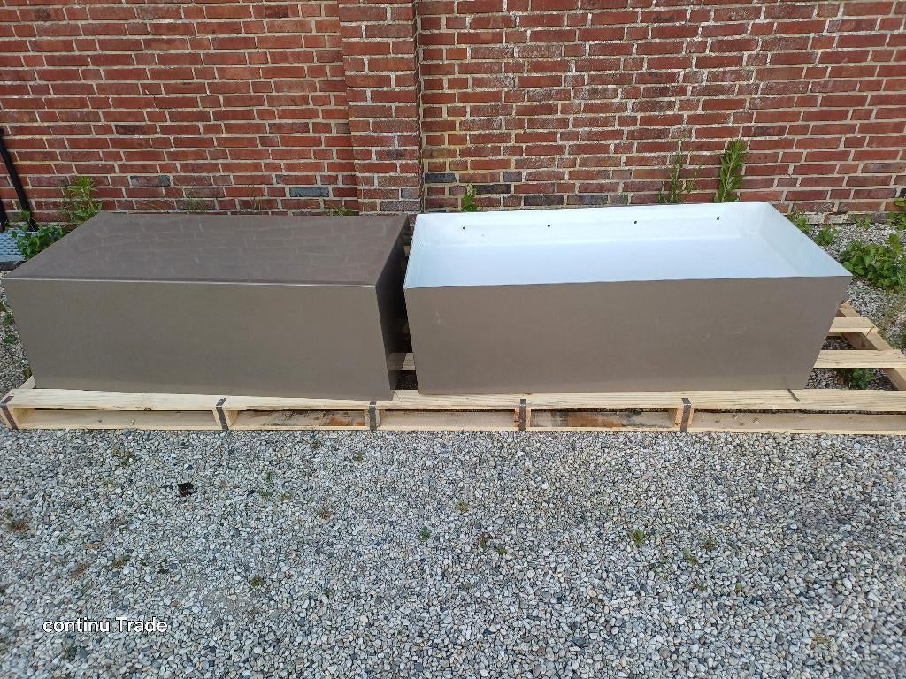 N​IEUW Deurluifel afdakje afvoer rechts 127x64x41.5 cm, Ophalen, Kunststof, 120 cm of meer, Overige typen