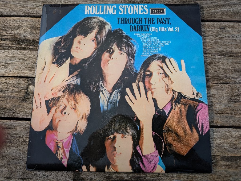 LP - Rolling Stones - Through the past, darkly, Ophalen of Verzenden, Zo goed als nieuw, 12 inch, Poprock