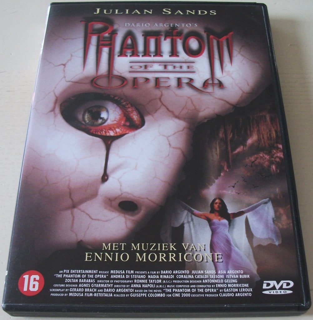 Dvd *** PHANTOM OF THE OPERA *** Il Fantasma dell'Opera, Vanaf 16 jaar, Ophalen of Verzenden, Zo goed als nieuw, Overige genres