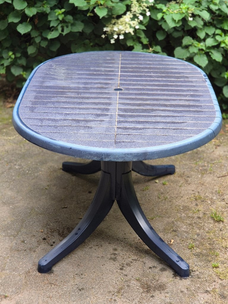 Tuintafel, Ophalen, Gebruikt, Rechthoekig, Kunststof