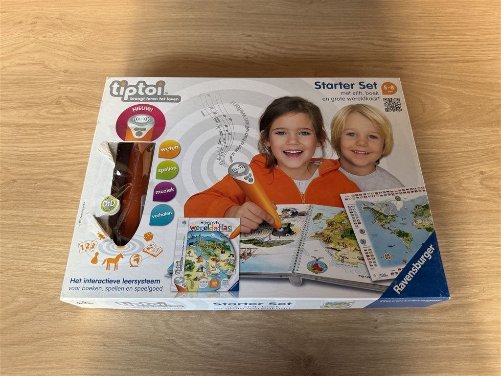 tiptoi mijn grote wereld atlas met pen - S7210, Ophalen of Verzenden, Zo goed als nieuw