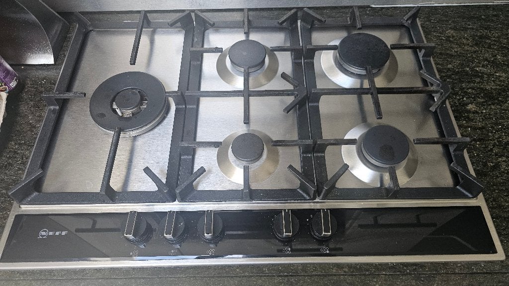 Gaskookplaat NEFF T27DA79N0N 2019, Witgoed en Apparatuur, Ophalen, Gebruikt, Inbouw, Gas