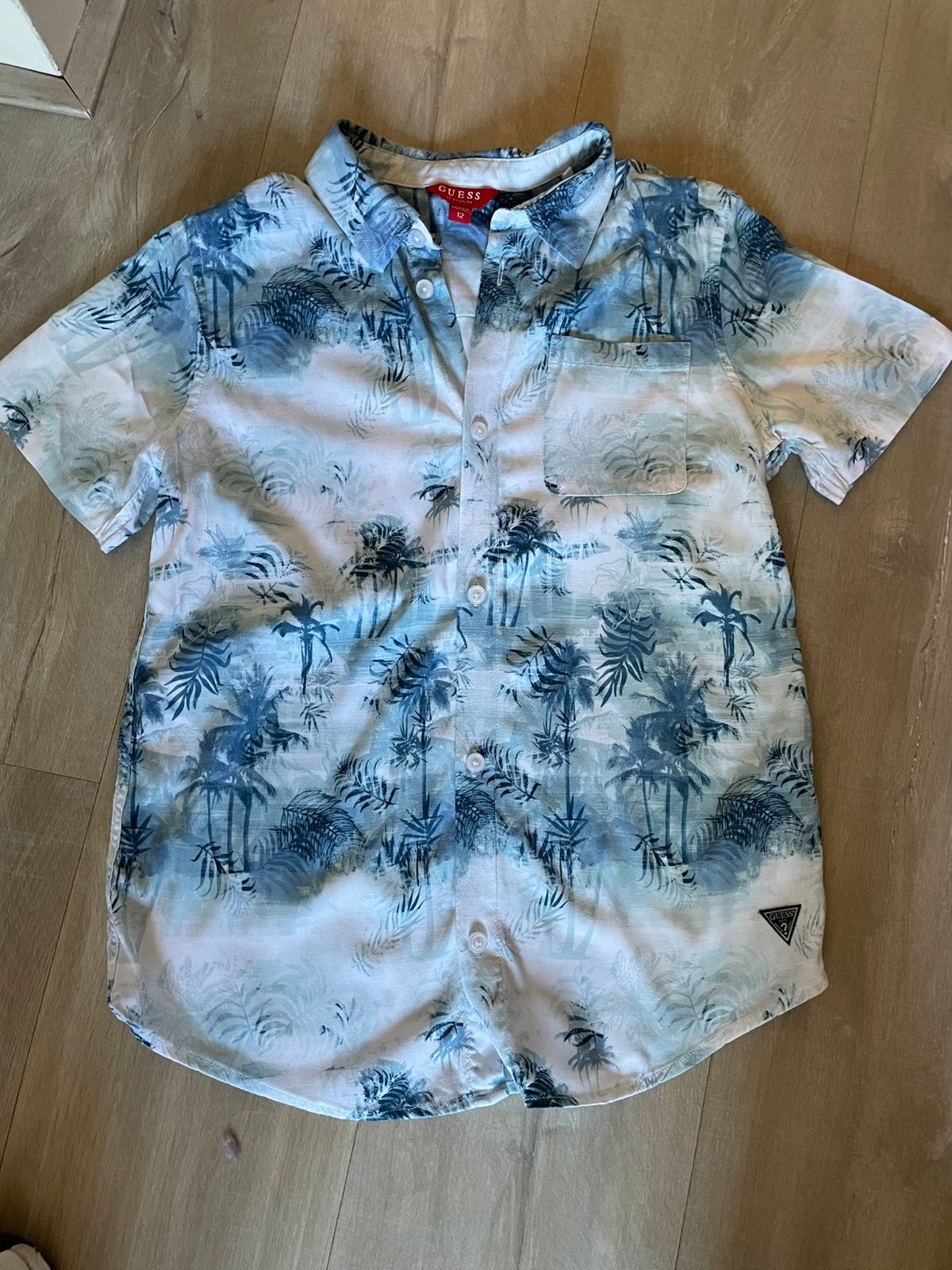 Guess blouse maat 12 jongen, Ophalen of Verzenden, Zo goed als nieuw, Jongen, Overhemd of Blouse