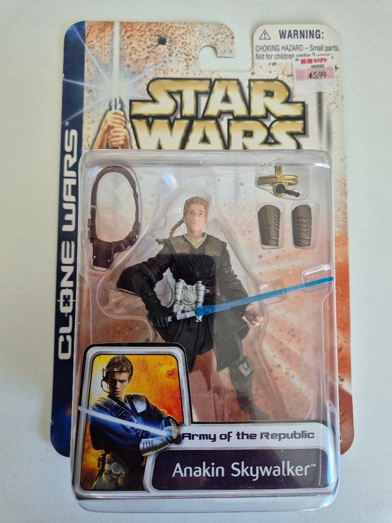 Star Wars CW 2003 Anakin Skywalker Padawan, Ophalen of Verzenden, Nieuw, Actiefiguurtje