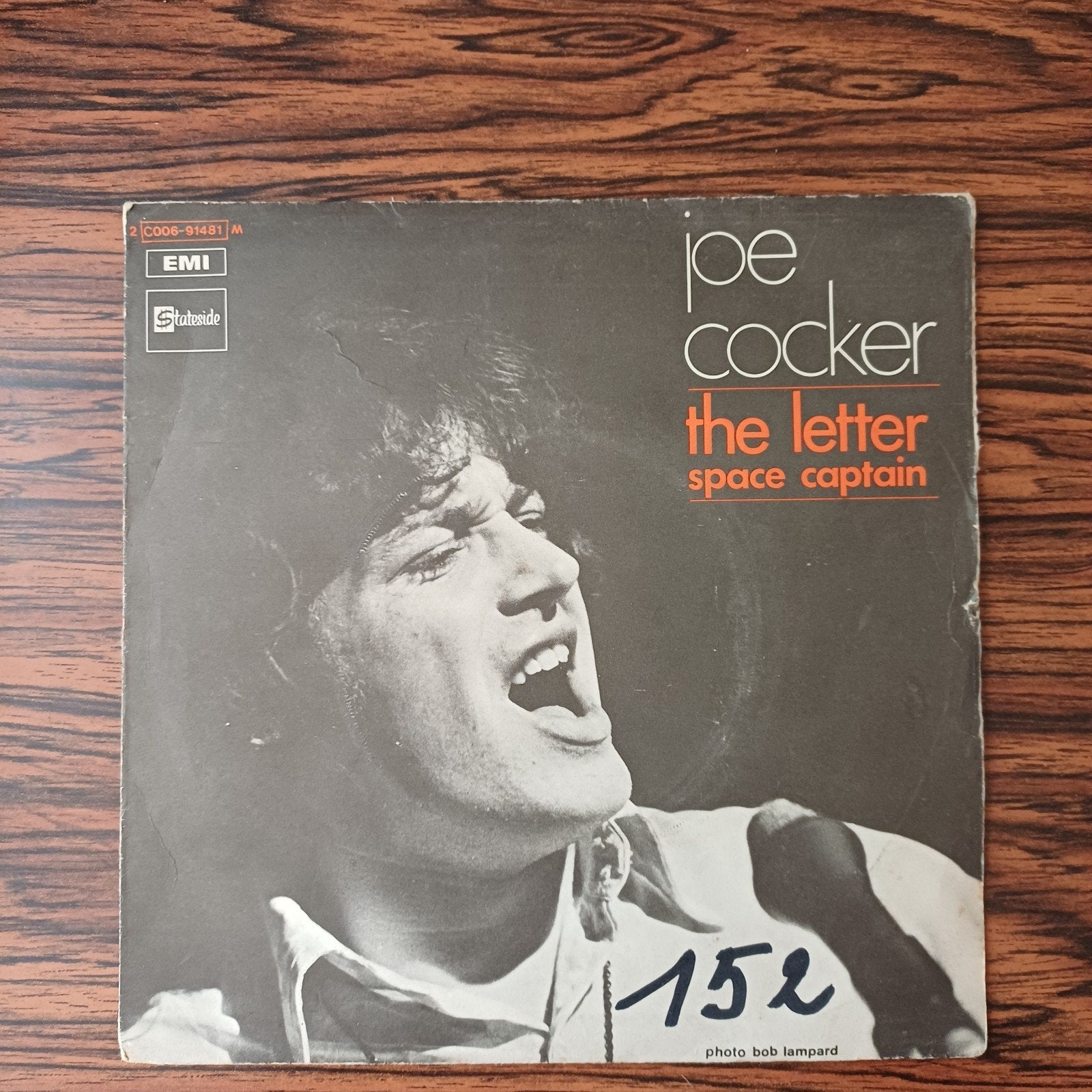 Joe Cocker - The Letter / Space Captain (Vinyl Single), Ophalen of Verzenden, Gebruikt, 7 inch, Rock en Metal