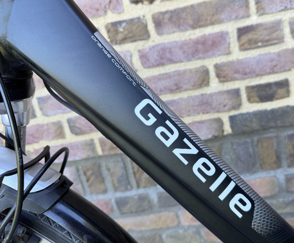 Gazelle orange c7+ / Bosch middenmotor / 53 cm. 400 wh., Gazelle, Ophalen of Verzenden, Zo goed als nieuw, 51 tot 55 cm