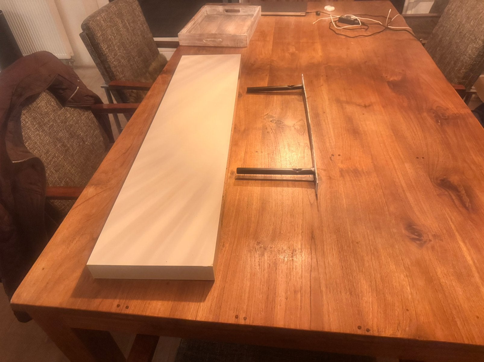 Ikea wandplank, ikea tv tafel, ikea wandmeubel, Ophalen, Gebruikt, Minder dan 150 cm, Minder dan 100 cm
