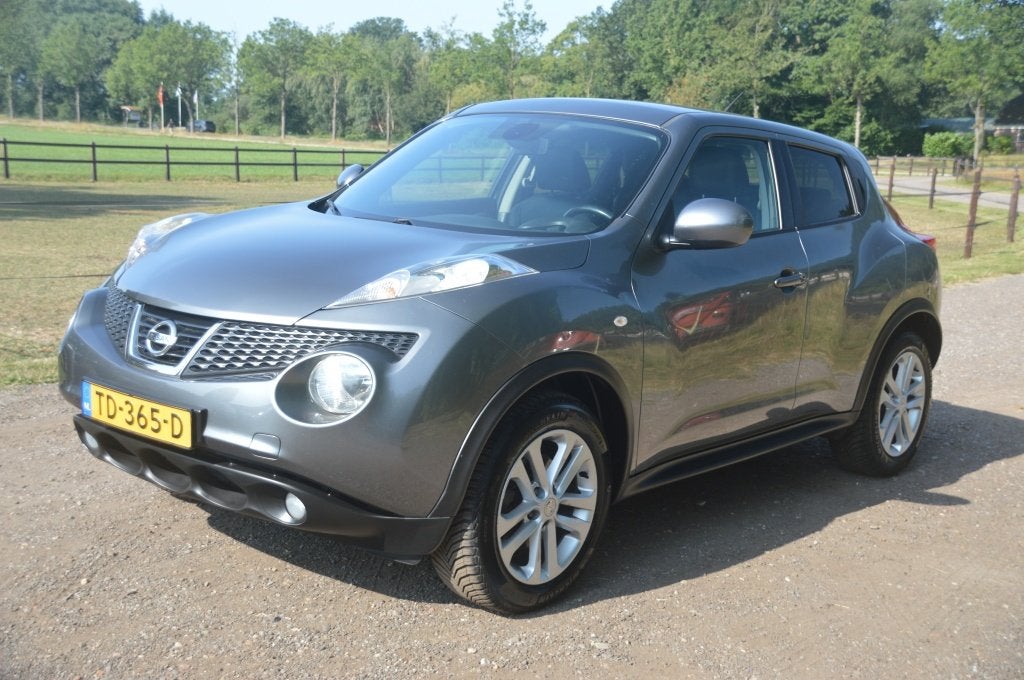 Nissan Juke 1.6 DIG-T Tekna Clima Cruise Leer Camera, Auto's, Nissan, Voorwielaandrijving, Gebruikt, 1225 kg, 4 cilinders