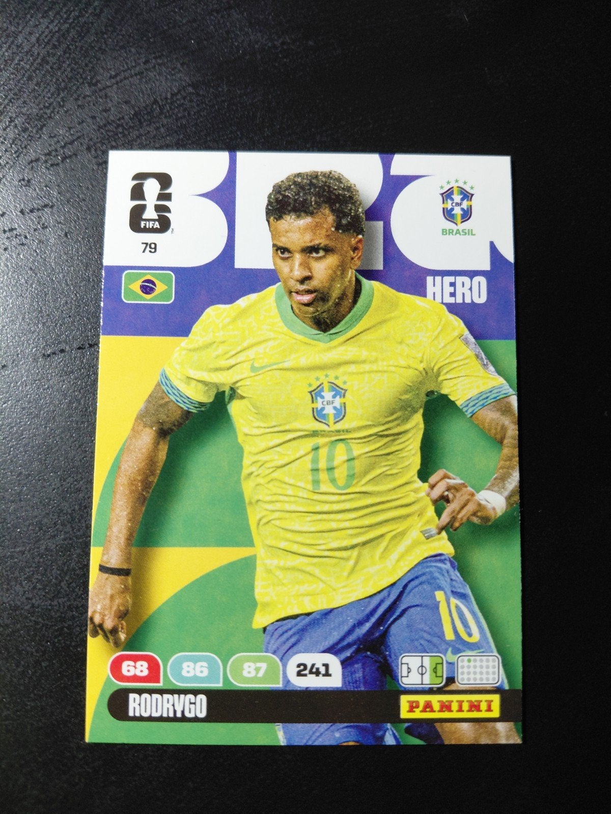 rodrygo (brazilie) panini wk 2026, Ophalen of Verzenden, Nieuw, Buitenlandse clubs, Poster, Plaatje of Sticker