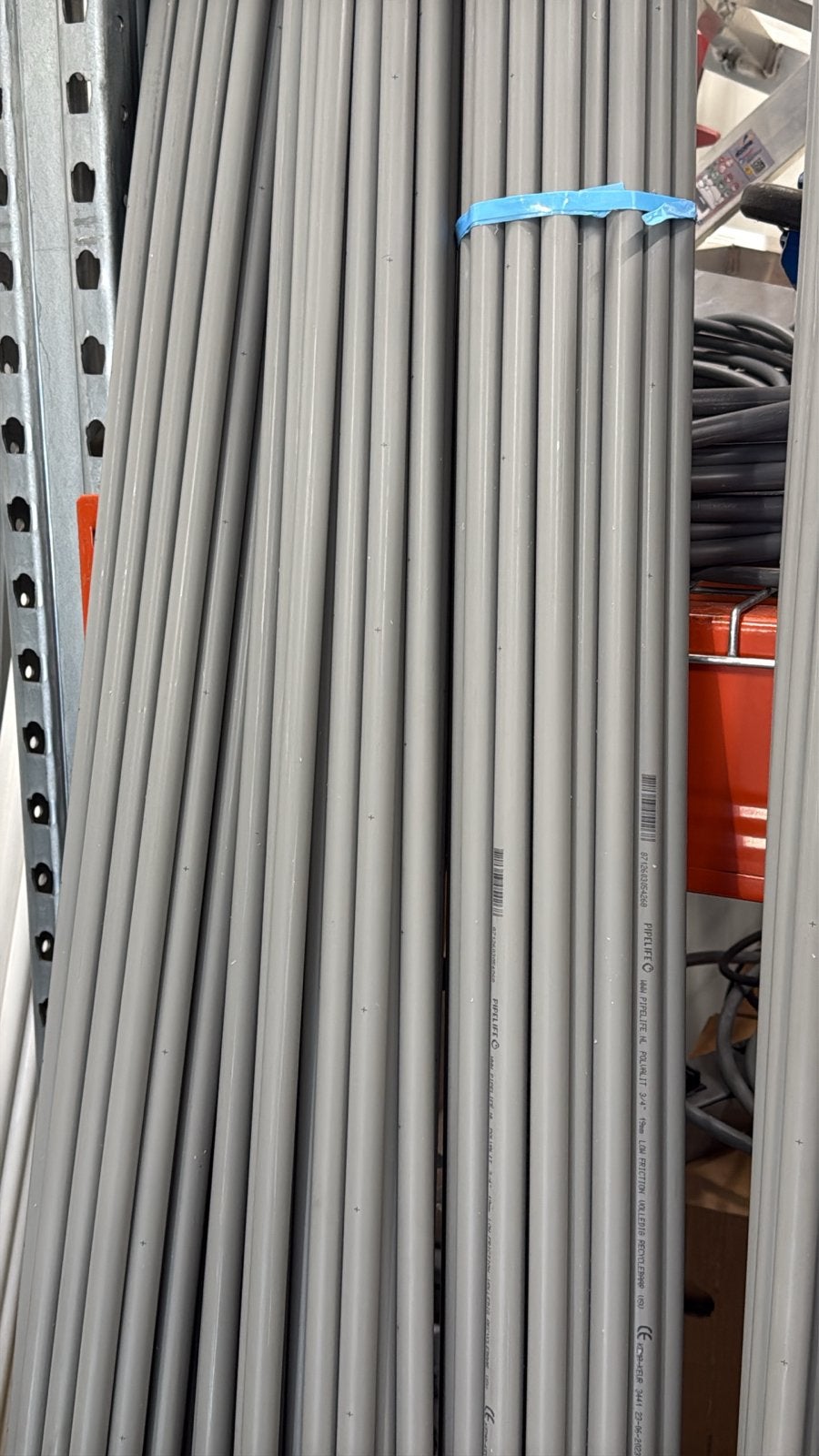 PIPELIFE Elektrabuis PVC slagvast 19mm grijs en wit, Doe-het-zelf en Verbouw, Ophalen, Nieuw, Overige merken, Overige typen