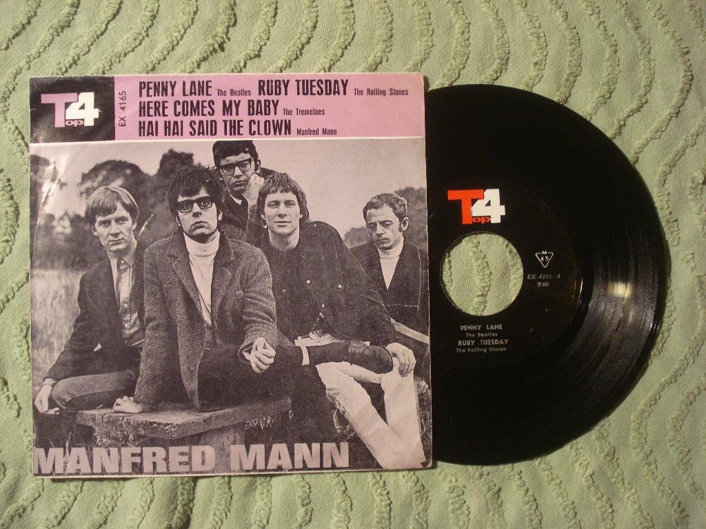 The Beatles 7" Vinyl EP: ‘Penny Lane’ (Iran) Rolling Stones, Gebruikt, 7 inch, Ophalen of Verzenden, Pop
