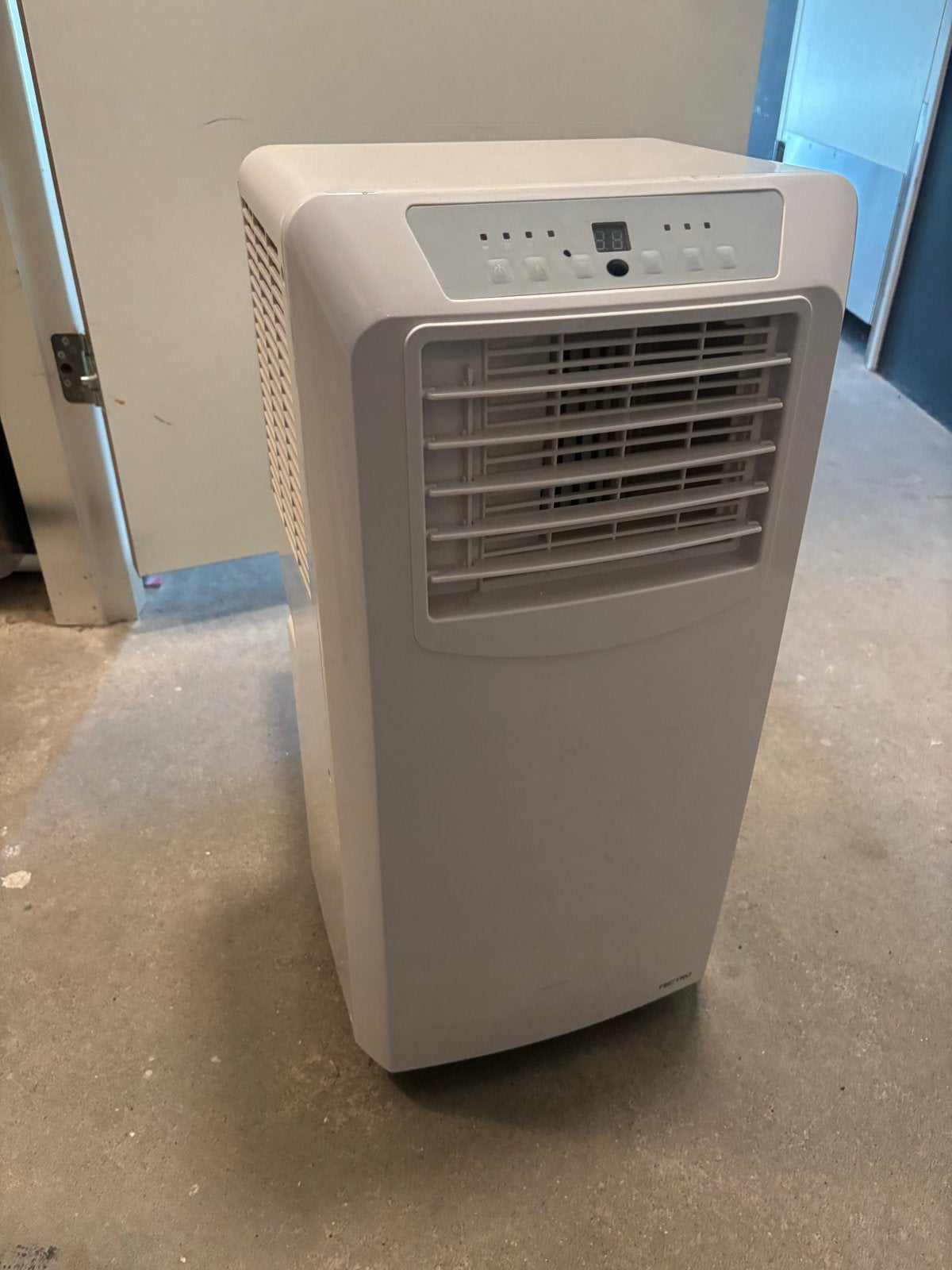 Tectro mobiele airco te koop!, Ophalen, Gebruikt, Minder dan 60 m³, 3 snelheden of meer