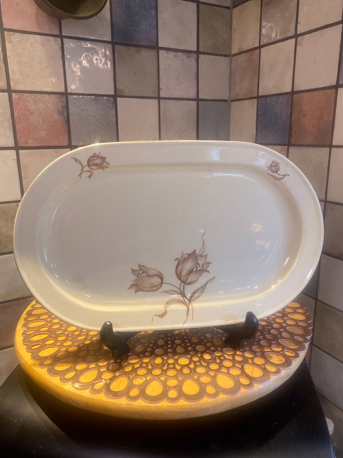 Arzberg/Bayer vintage ovale schaal,lengte 34 cm,breed 20.5cm, Antiek en Kunst, Ophalen of Verzenden
